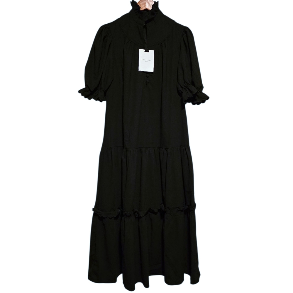 Pomander Place Selena Maxi Dress in Black Size XXS NWT - Picture 4 of 6